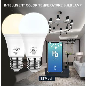 LED Lamp with Bluetooth Remote 7W B22 E26 E27