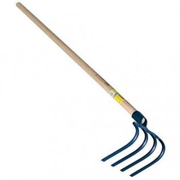 Vanga 4 denti per cemento 21 cm con manico lungo 1,35 m