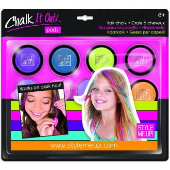 Trendiges Haarschmuckset „Style Me Up! 01629“ – Auswaschbare Haarkreide (5‑Farben)
