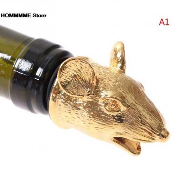 Verseur vin « Faune » – bouchon à têtes d’animaux, alliage zinc