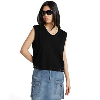 Top Holgado Riveted de Mujer en Algodón Orgánico Sostenible