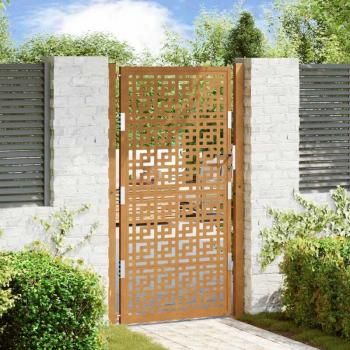 Puerta Corten “Cruz de Hierro” 100x175
