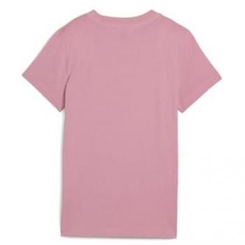 Puma T-Shirt mit Label-Print Damen rosa M