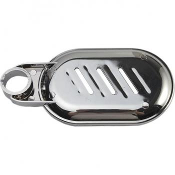22mm ABS Silver Soap Dish for Bath Accessories