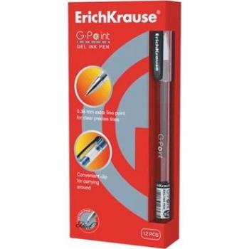 Gel Penna Erich Krause 17628 Nero Fine con Cappuccio