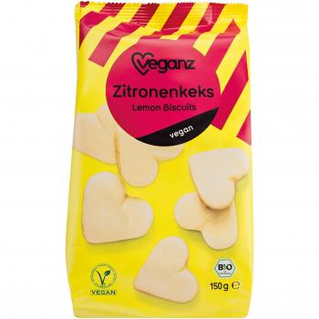 Bio‑Zitronen­keks Veganz, 150 g