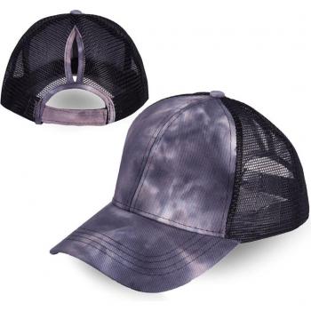 Gorra unisex de cola de caballo tie-dye