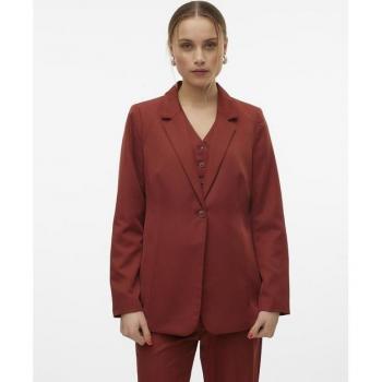 Blazer de Mujer Vero Moda con Hombreras en Rojo