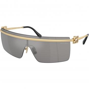 Miu Miu MU50ZS ZVN1I2 Lunettes de Soleil Femme Dorées Géométriques
