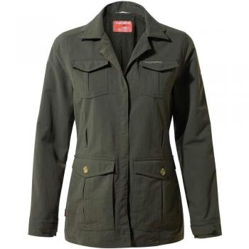 Craghoppers Women's NOSILIFE Lucca Lightweight Jacket in Mid Khaki (UK18)