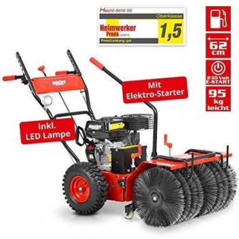 HECHT 8616 SE Benzinkehrgerät mit Radantrieb und Elektrostarter