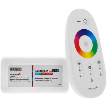 Controlador WiFi RGB-RF + mando táctil LEDBOX