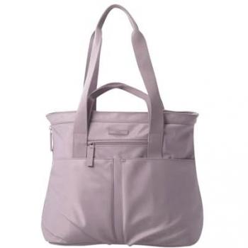 Totto Bolso Cresa Negro Morado Mediano – 38.5×31×18 cm Poliéster