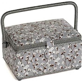 Cotton Plant Deluxe Silver Craft Box