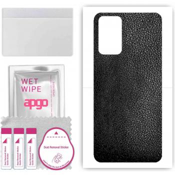 Papel Folio de Cuero Oscuro para el Lado Posterior del Oppo Reno 6 5G