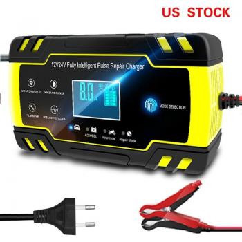Chargeur de batterie 12V/24V 8A pour batteries plomb avec écran tactile