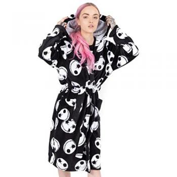 Chemise de Nuit Disney Jack Skellington Imprimé Noir