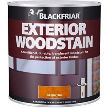 Blackfriar Traditional Exterior Woodstain Golden Teak 500ml BKFTEWSGT500