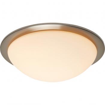 Satin Nickel Arwel LED Bathroom Glass Dome Light