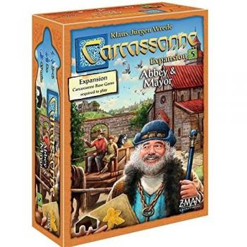 Z-Man Games | Carcassonne Abbey & Mayor | Board Game Expansion 5