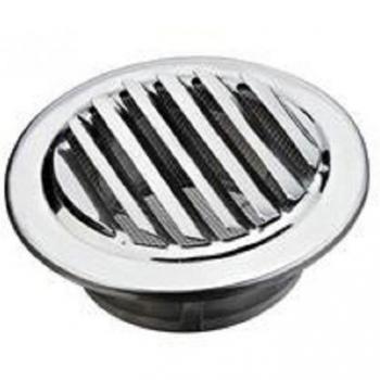 Round Air Grille with Flange and Insect Protection