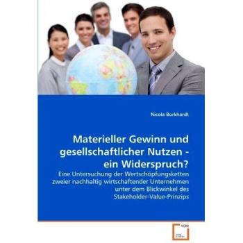 Materieller Gewinn und gesellschaftlicher Nutzen