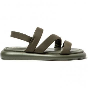 Espargatas Donna Piattaforma Verde Militare