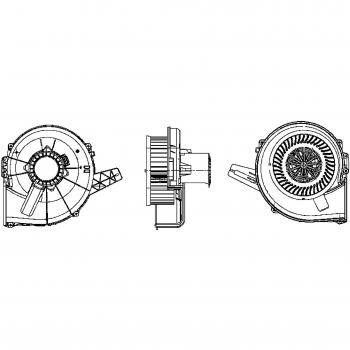 Ventilatore interno di alta gamma Behr Hella 8EW 009 157-111