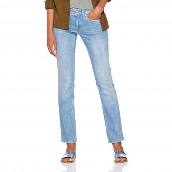 Pepe Jeans SATURN Femme Jean Droit Denim Bleu