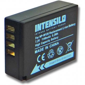 Batería INTENSILO Li-Ion 1140 mAh para cámaras Fuji/Fujifilm X-T10, X-T100, X-T2, X-T20, X-T200, X-T3