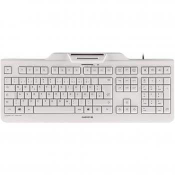 CHERRY TAS KC 1000 SC weiß-grau mit Smartcard-Terminal