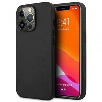Coque de protection AMG pour iPhone 14 Pro Max cuir estampé