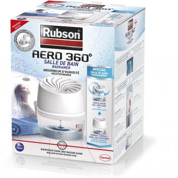 Rubson AÉRO 360° Absorbeur d'Humidité spécial Salle de Bain, Déshumidificateur