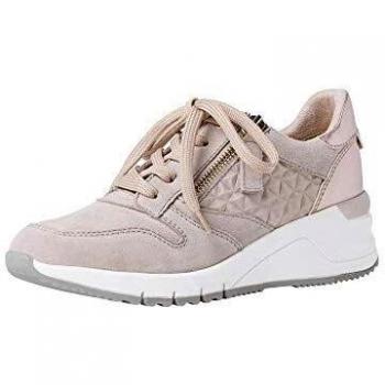 Tamaris Damen Halbschuhe mit Wechselfußbett und Comfort Lining Taupe 42 EU / 8 UK