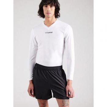 Hummel BL Essential Langarm‑T-Shirt – Weiß – L