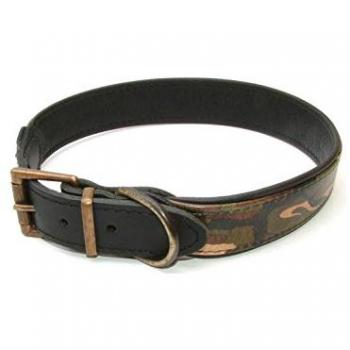 Vital Pet Products Combat Leather Dog Collar 15mm x 35cm