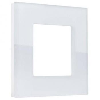 Frontal socket cristal blanco KOOB 1 módulo