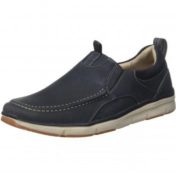 Mocassini Uomo Clarks Orson Row Blu 43 EU
