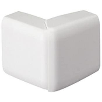 Angles décoratifs extérieurs en blanc – Lot 2 – PVC – Hauteur 2,6 cm / Profondeur 1,5 cm