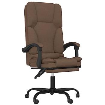Bureau Lounge Inclinable à Massage Marron Vidaxl