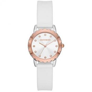 Skechers ANAHEIM Armbanduhr für Damen, Silikonarmband