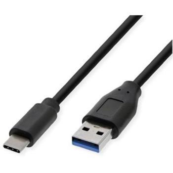 Roline Sustainable USB-C to USB-A Cable 5Gbps, 1m – Black