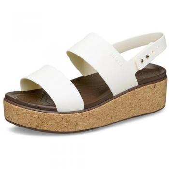 Brooklyn Cork Low‑Wedge Women’s Off‑White