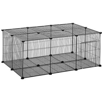 Pawhut DIY Pet Playpen Cage 22 Piece