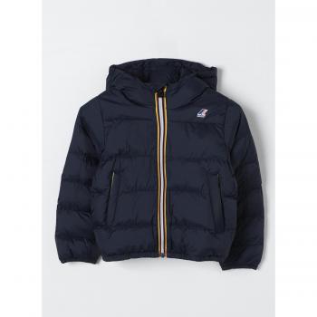 K-WAY Claude Heavy Black Down Jacket for Kids Size 14 Y Female
