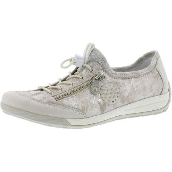 Rieker M3063 Damen Freizeitschuh – Ice Rose Metallic Silberschleier