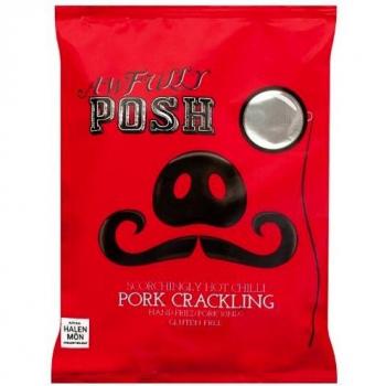 Awfully Posh Hot Chilli Pork Crackling 40 g