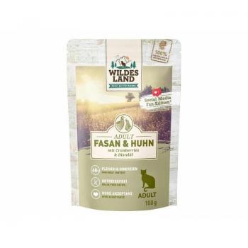 Wildes Land Fasan und Huhn Classic Adult 48 x 100 g