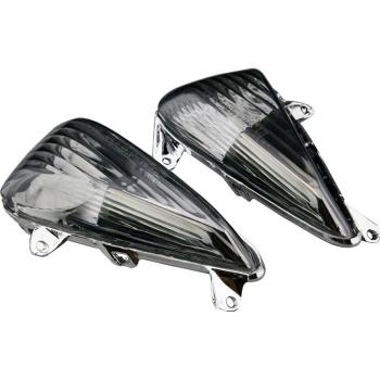 Front Turn Signal Indicator Lamp Blinker Lens Cover for Honda CBF600S VARADERO XL 1000 V 2004 Clear E-Mark