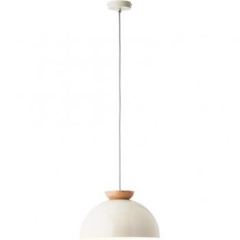 Luz Natural Nalam 35 cm – Diseño en Madera Clara y Detalle Gris
